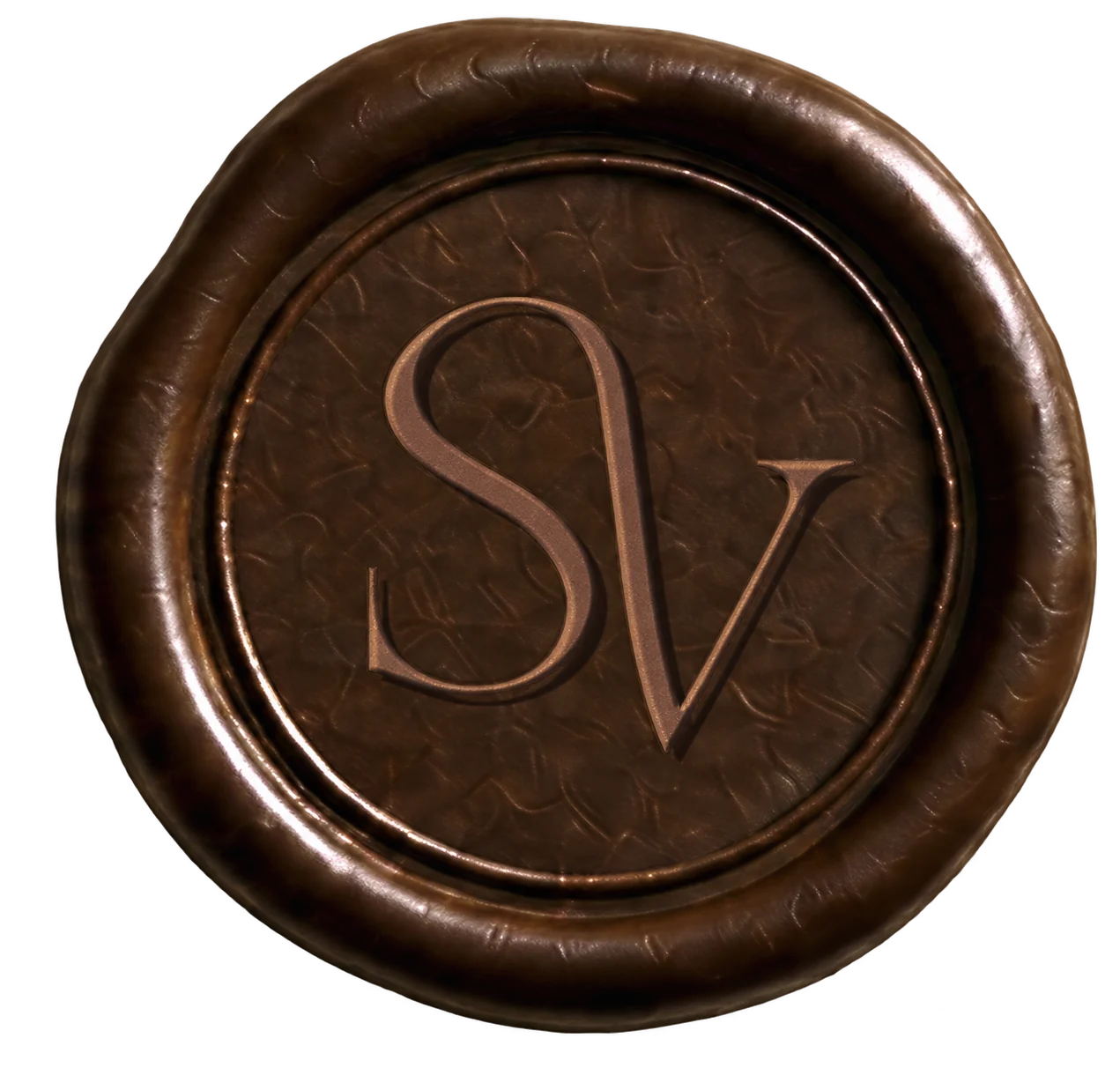 Sean and Valeria monogram wax seal